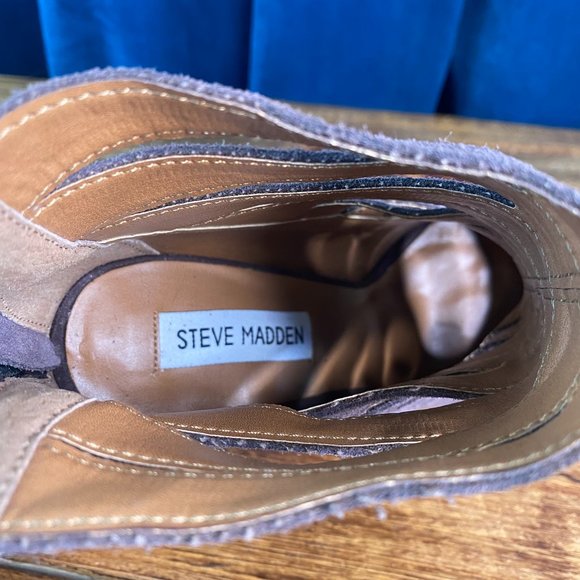 Steve Madden Cardii Suede Bootie Heels - Picture 3 of 11